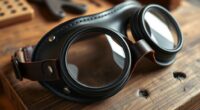 create leather goggle mask