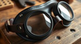 create leather goggle mask