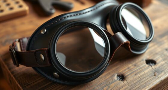 create leather goggle mask
