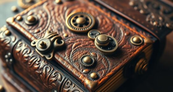 create steampunk book safe