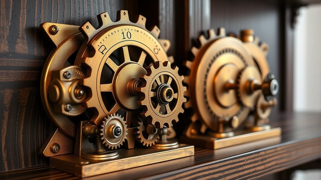 create steampunk bookends diy