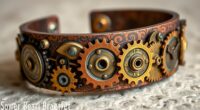 create steampunk gear jewelry