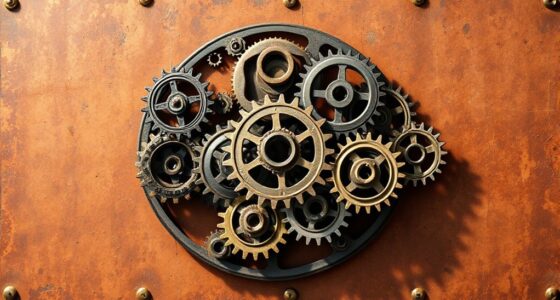 create steampunk gear wall art