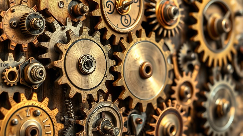 create vintage gear art