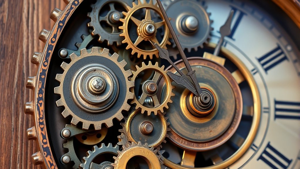 create vintage mechanical timepiece