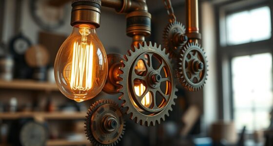 create your own steampunk lighting
