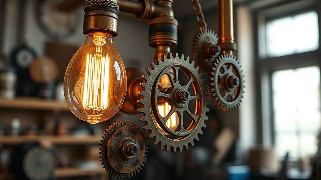 create your own steampunk lighting