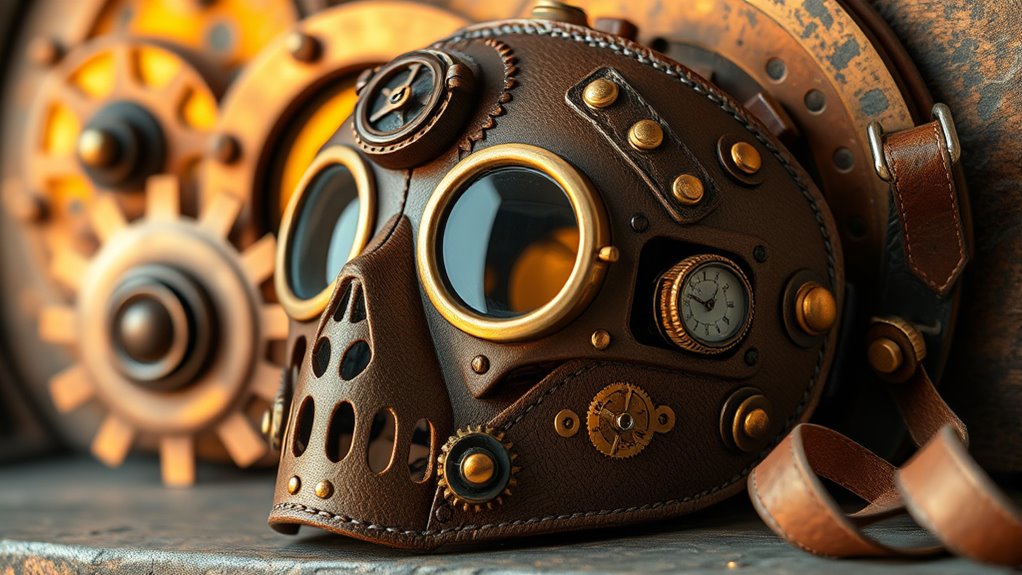 create your own steampunk mask
