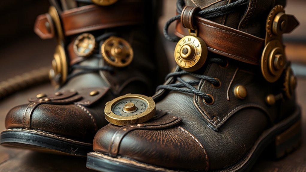 custom steampunk footwear crafting