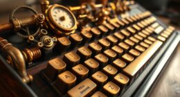 custom steampunk keyboard build