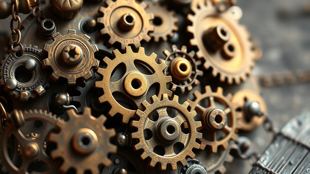 handmade gears and trinkets