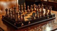 handmade steampunk chess set