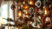handmade steampunk holiday ornaments