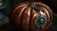 handmade steampunk pumpkin decor