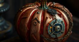 handmade steampunk pumpkin decor