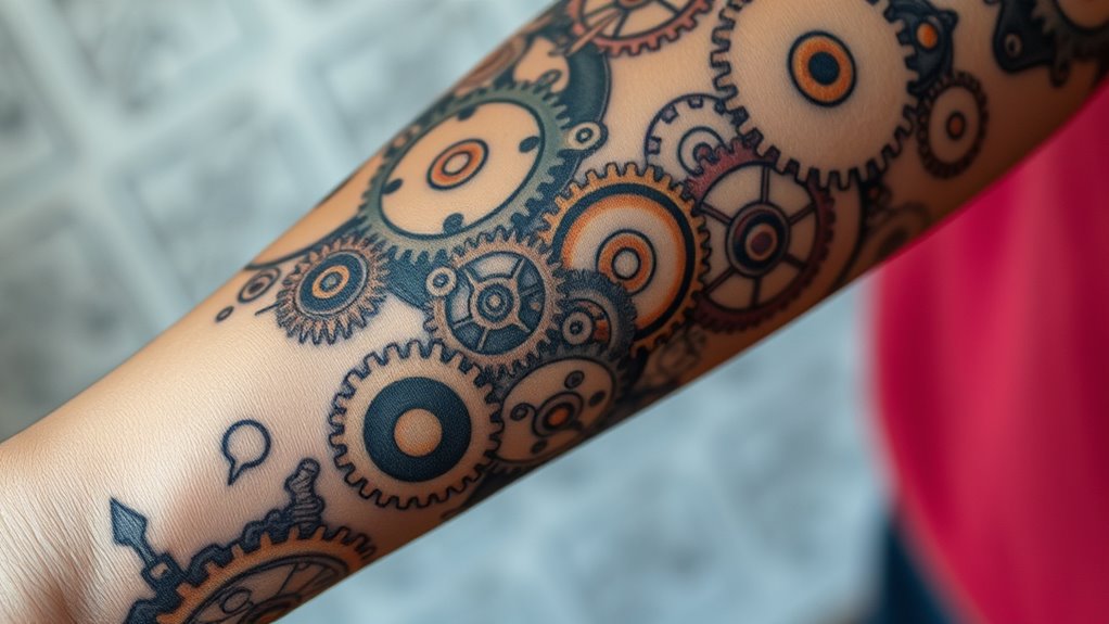 industrial victorian inspired ink