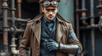 military inspired steampunk attire