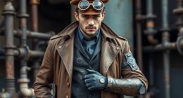 military inspired steampunk attire