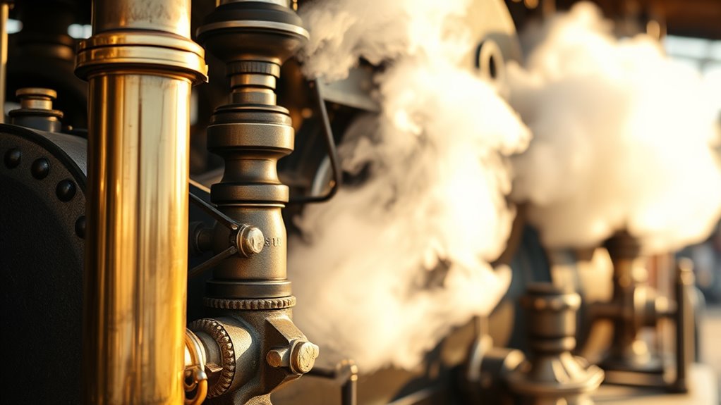 steam converts heat into motion