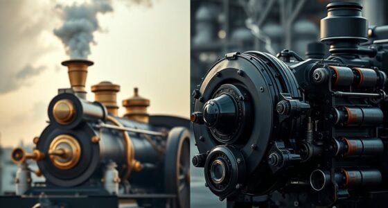 steam versus internal engines
