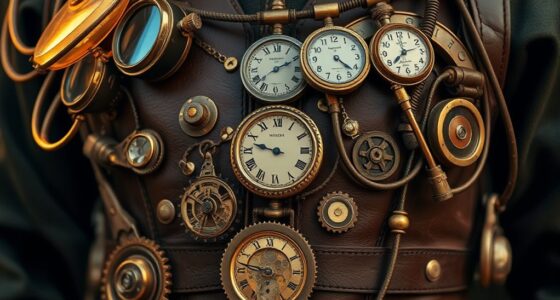 steampunk accessories and machinery