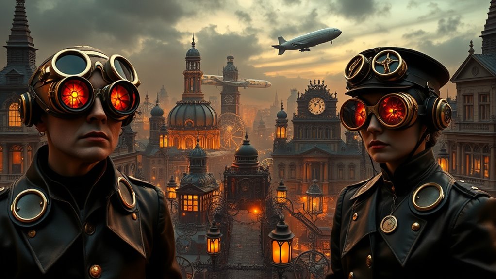 steampunk blends fact fantasy