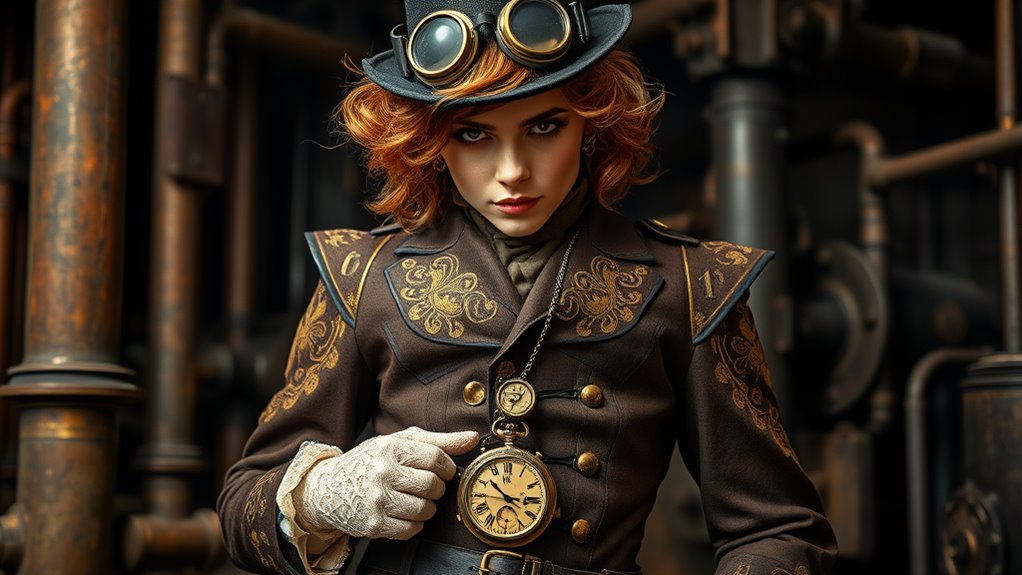 steampunk costumes in media