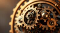 steampunk gear sculpture art