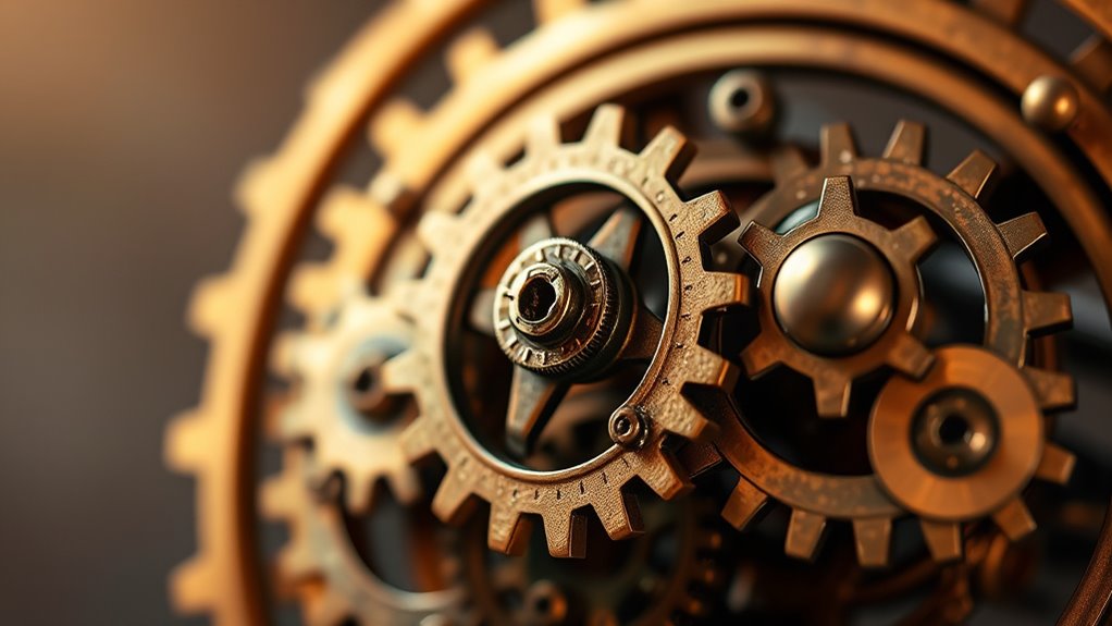 steampunk gear sculpture art