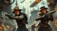 steampunk genre in media