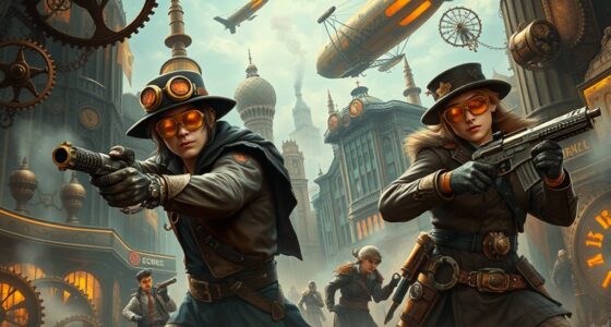 steampunk genre in media