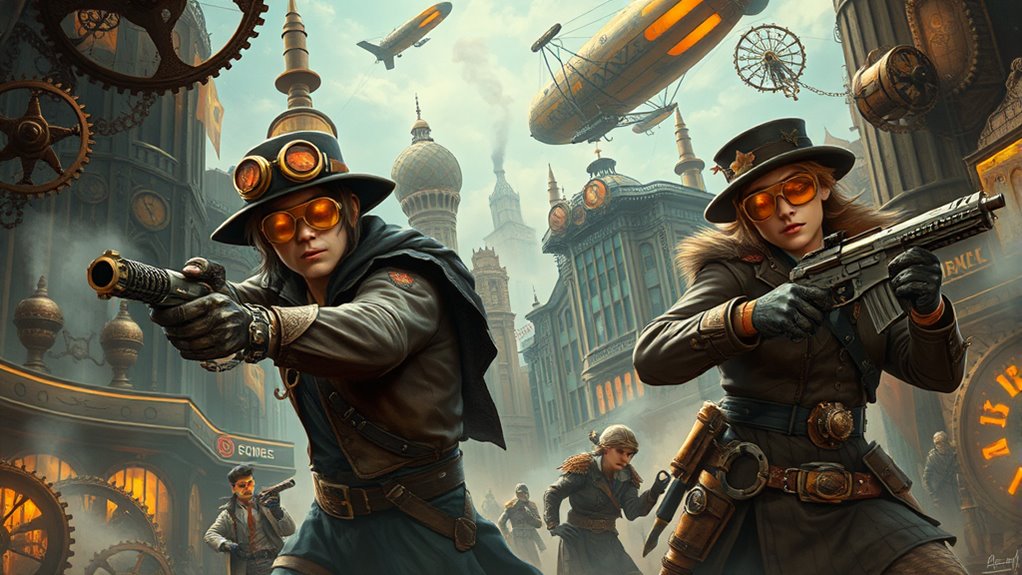 steampunk genre in media