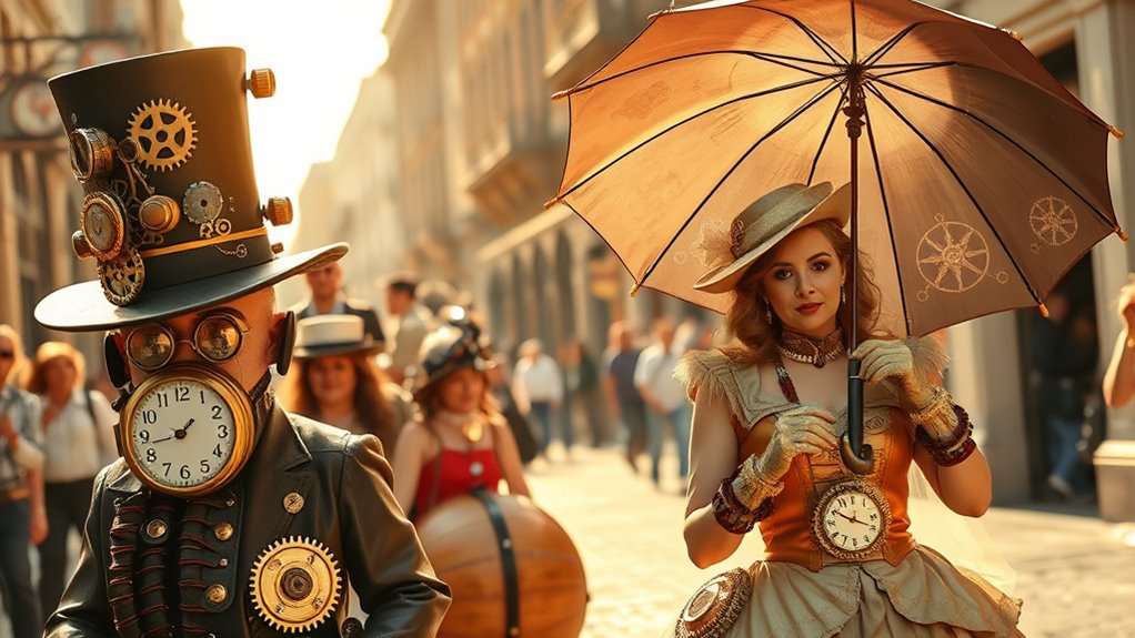 steampunk humor and parody