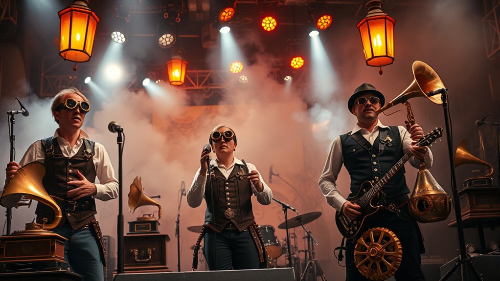 steampunk music genres and bands