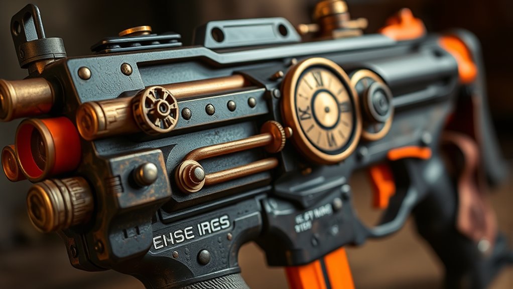 steampunk nerf gun modification