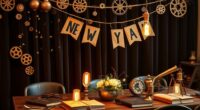 steampunk new year decorations