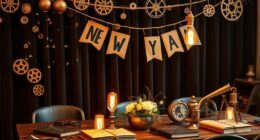 steampunk new year decorations