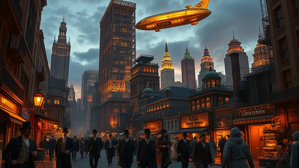 steampunk social critique reflection