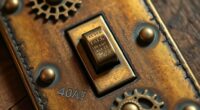 steampunk style switch cover