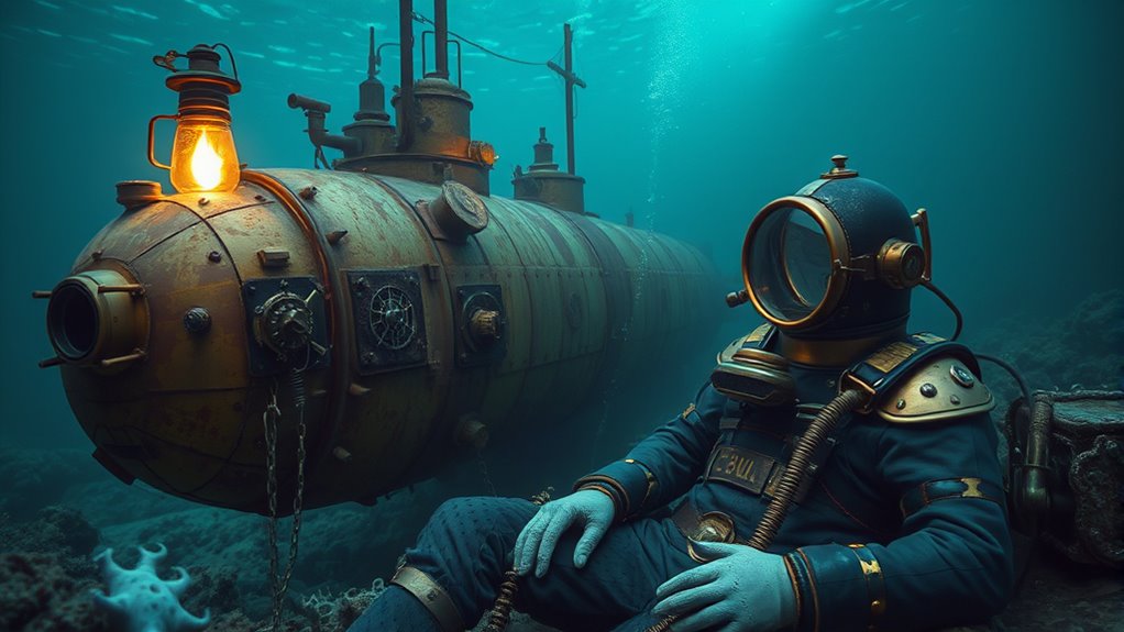 steampunk submarines and diving