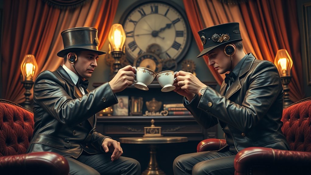steampunk tea dueling traditions