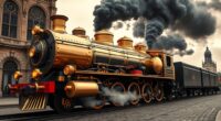 steampunk trains and locomotives