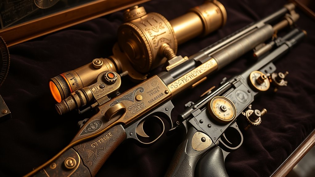 steampunk weaponry detailed overview