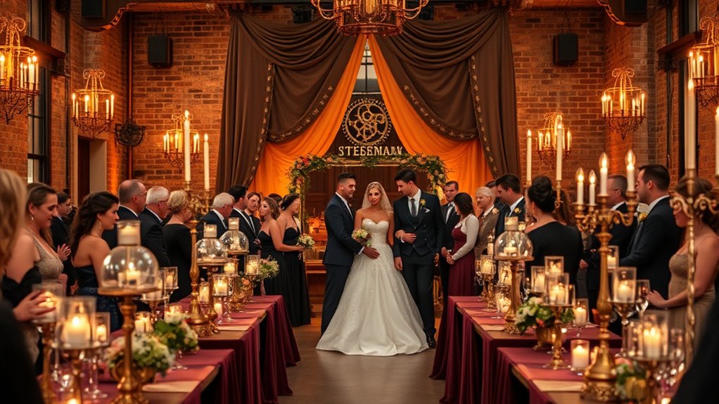 steampunk wedding event planning