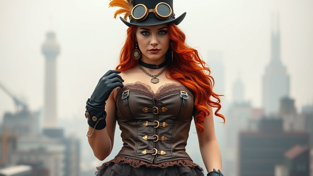 victorian airship jewelry fusion