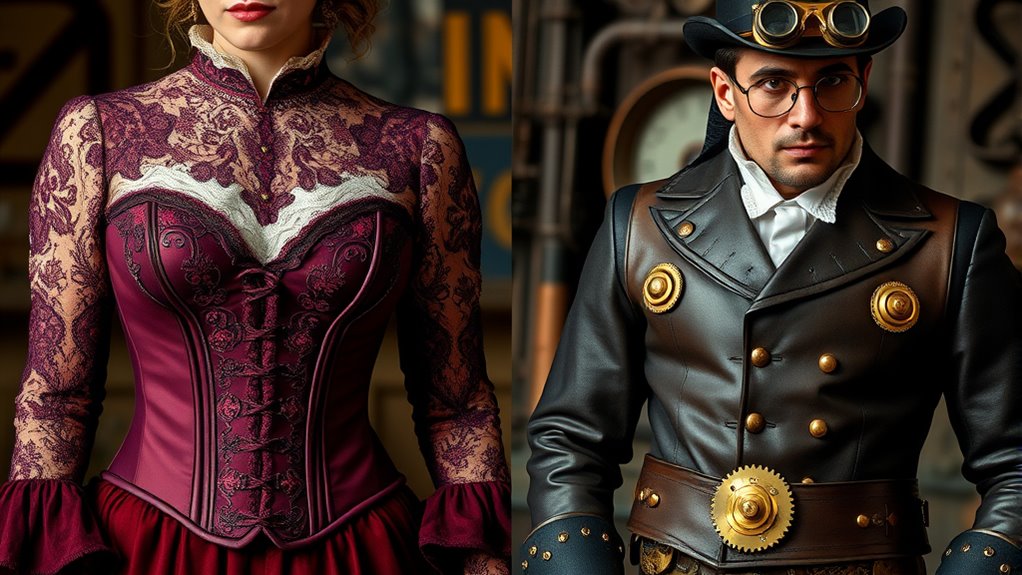 victorian elegance meets steampunk rebellion