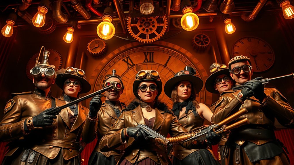 victorian futuristic immersive storytelling