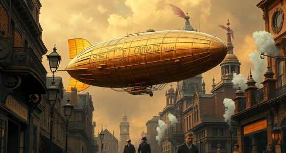 victorian inspired futuristic adventure