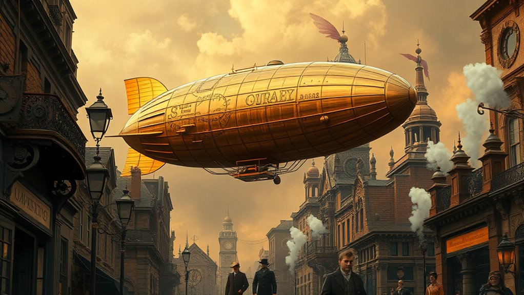victorian inspired futuristic adventure