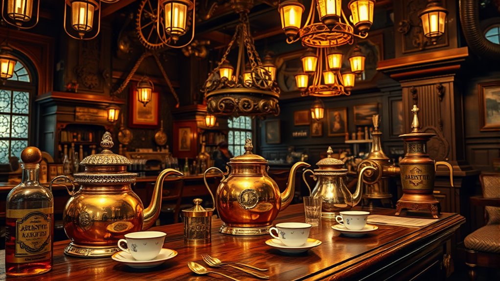 victorian inspired industrial culinary experience